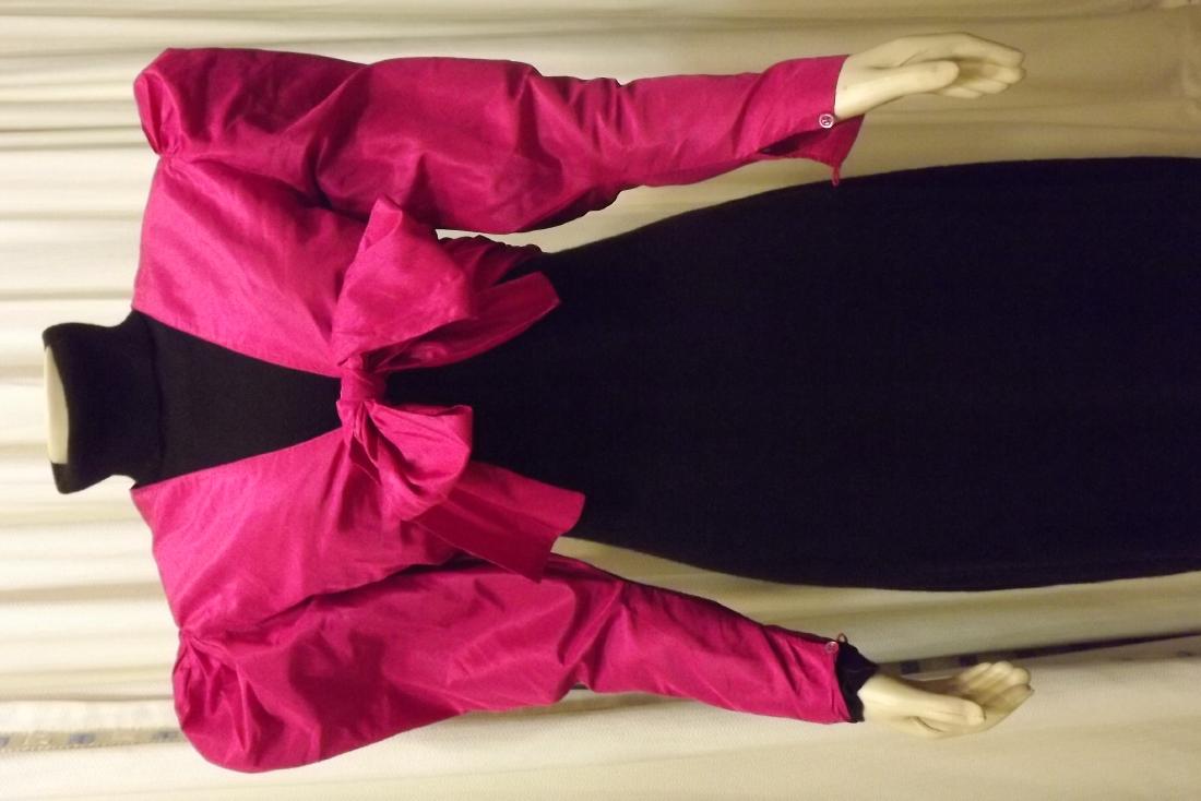 Magenta Guy Laroche Boutique Paris Bolero Jacket, Satin (1 of 2)