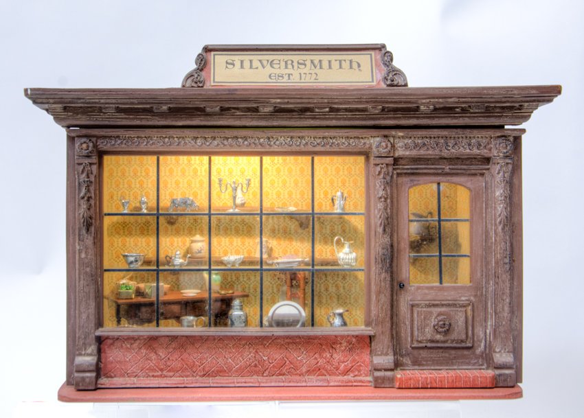 Miniature Silver Smith Shop by Eugene Kupjack: Miniature Silver Smith Shop by Eugene Kupjack ... Kupjack is an internationally known Miniaturist whose work is on exhibit in museums such as the Art Institute of Chicago, Illinois State Museum, and o