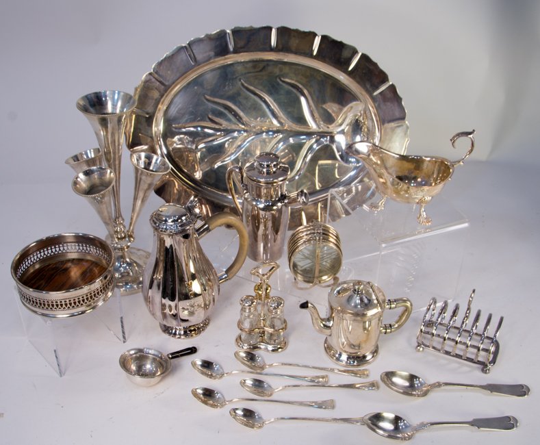 13 Pieces Silver Plate (1 of 1)