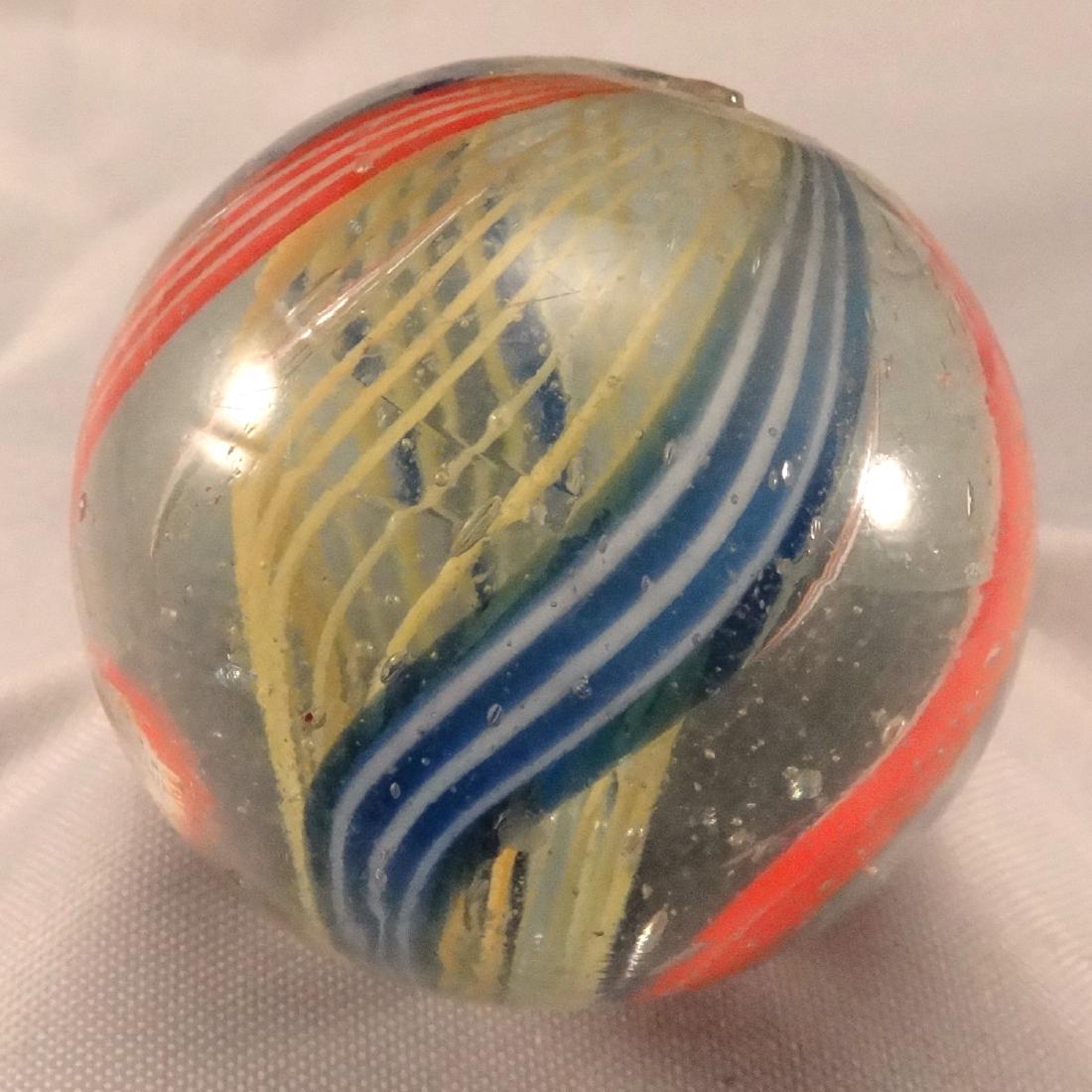 .SWIRL, Latticinio Core. M 9.5. 1-1/8". (1 of 6)