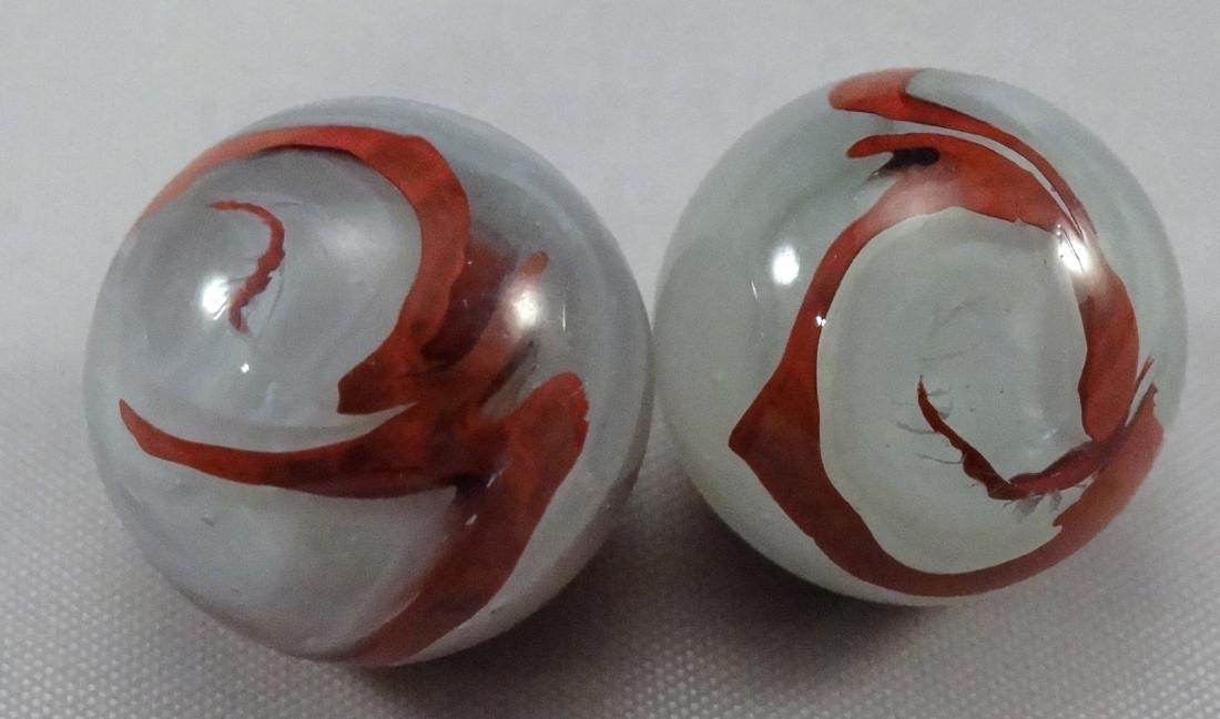 . AKRO AGATE COMPANY, Silver Oxblood. (1 of 1)