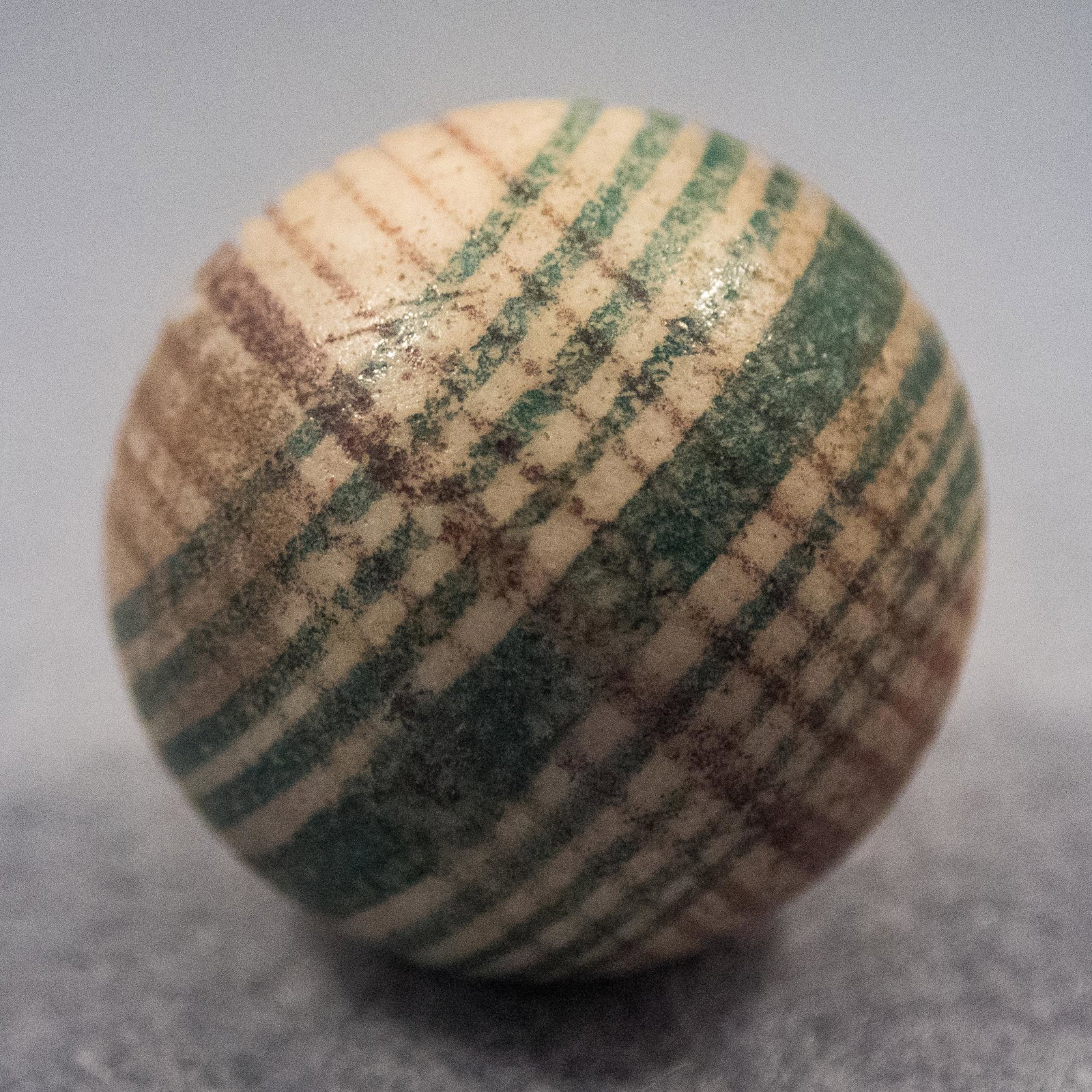 Marbles: NON-GLASS HANDMADE, China. 13/16". Mint (9.7). (1 of 6)