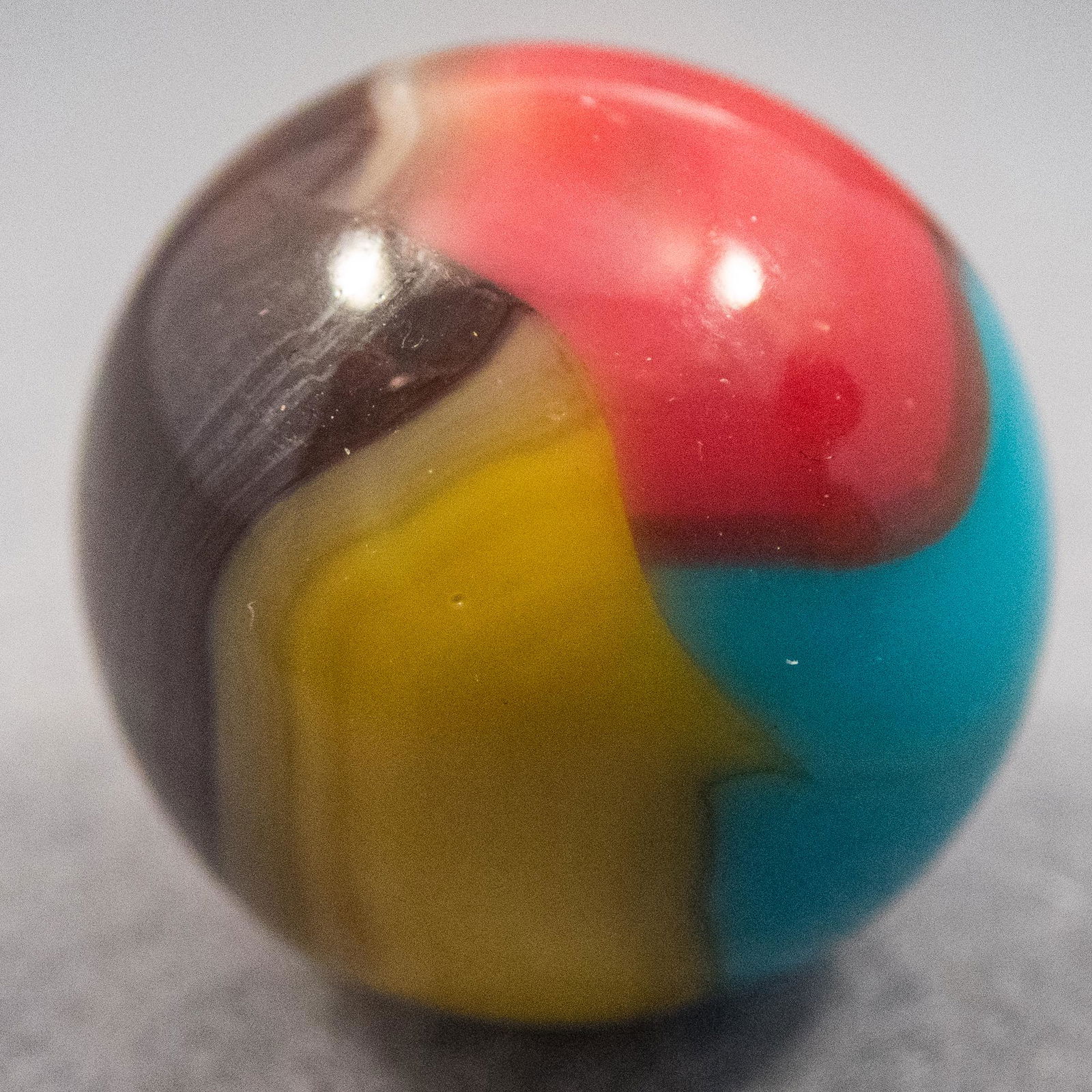 Marbles: VITRO AGATE COMPANY, Parrot. 15/16". Mint (9.9). (1 of 6)
