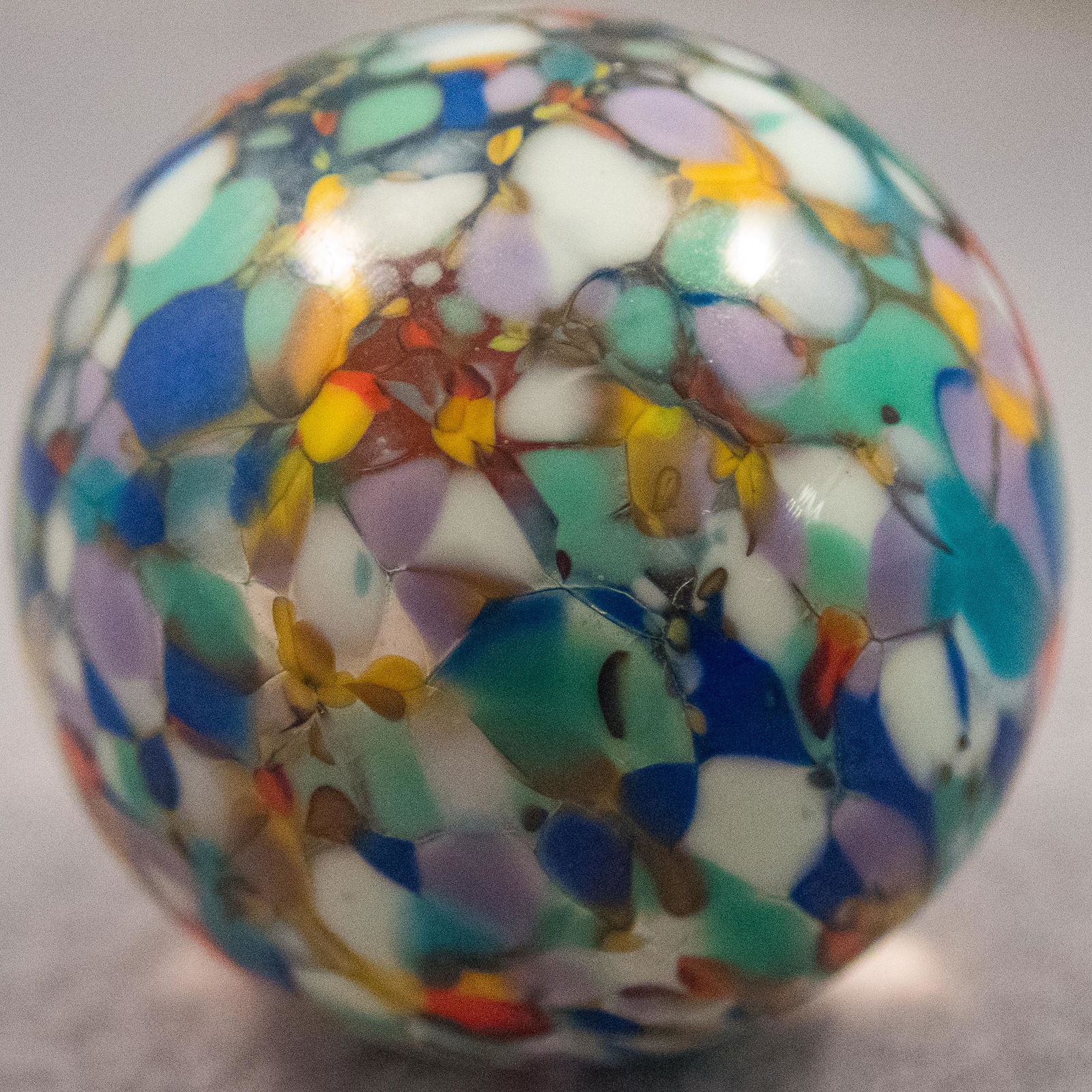 Marbles: CONTEMPORARY HANDMADE. 1-3/16". Mint (9.9). (1 of 6)