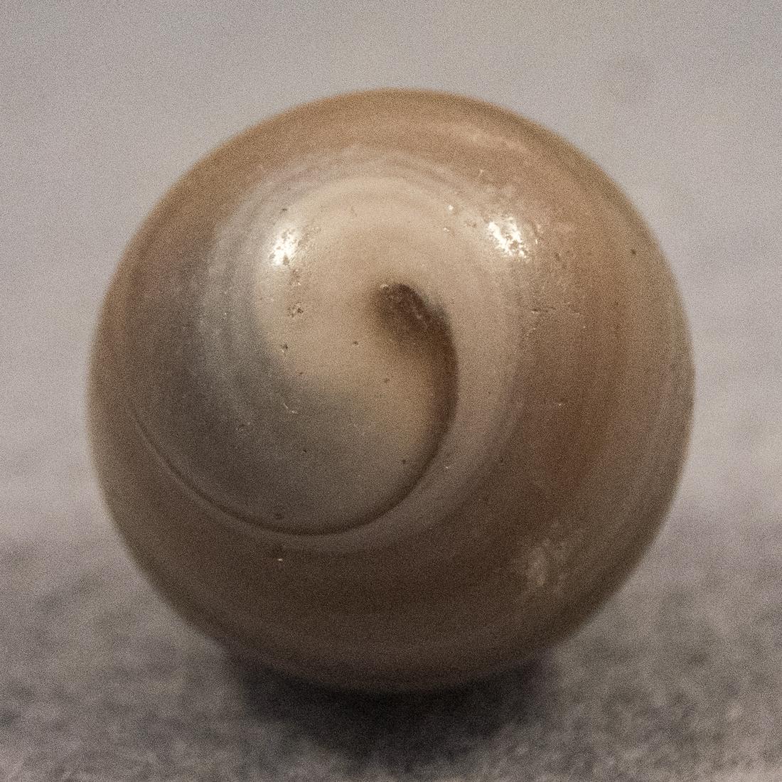 Marbles: TRANSITIONAL, Melted Pontil. 21/32". Near Mint(-) (8.3). (1 of 6)