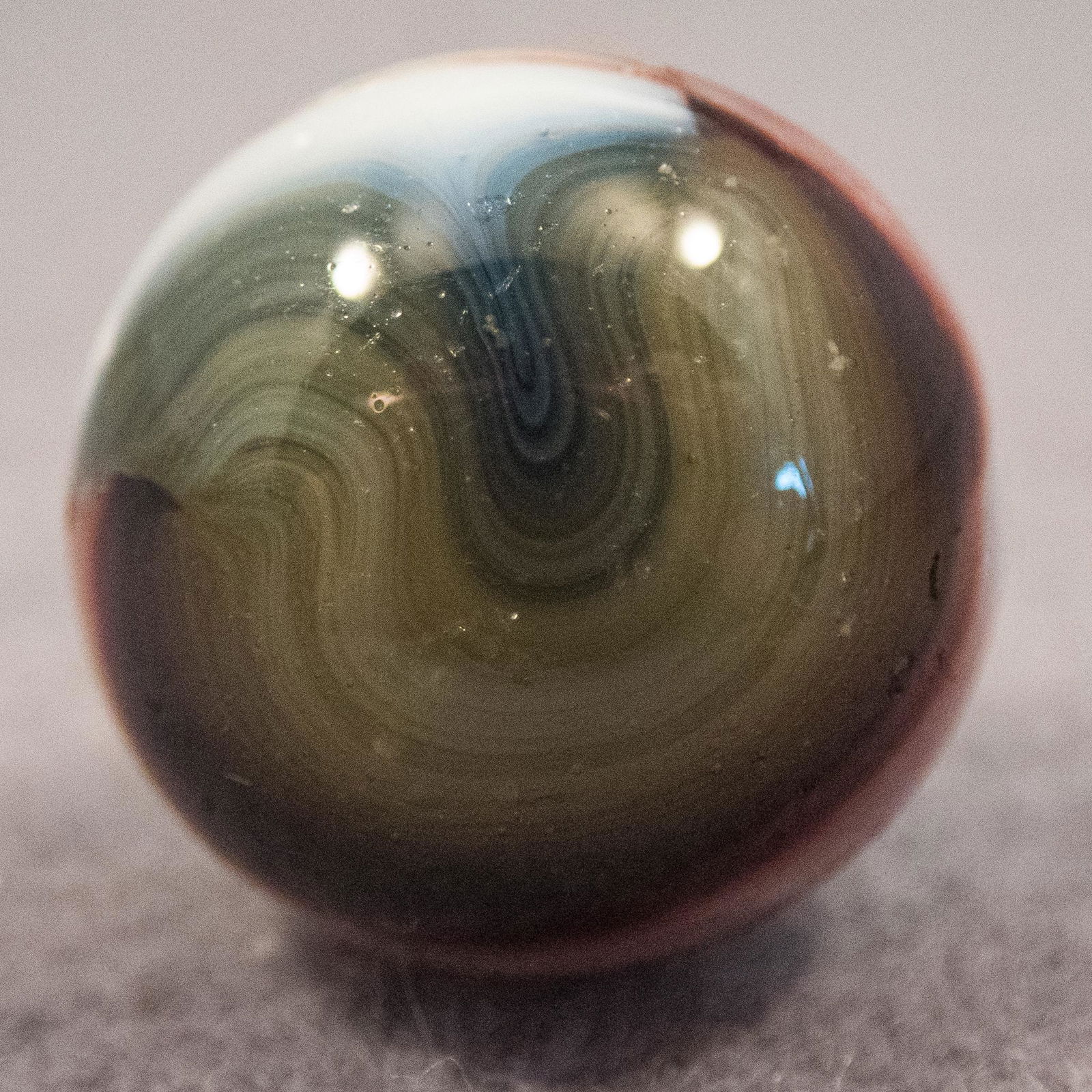 Marbles: VITRO AGATE COMPANY, Superior. 3/4". Mint(-) (9.0). (1 of 6)