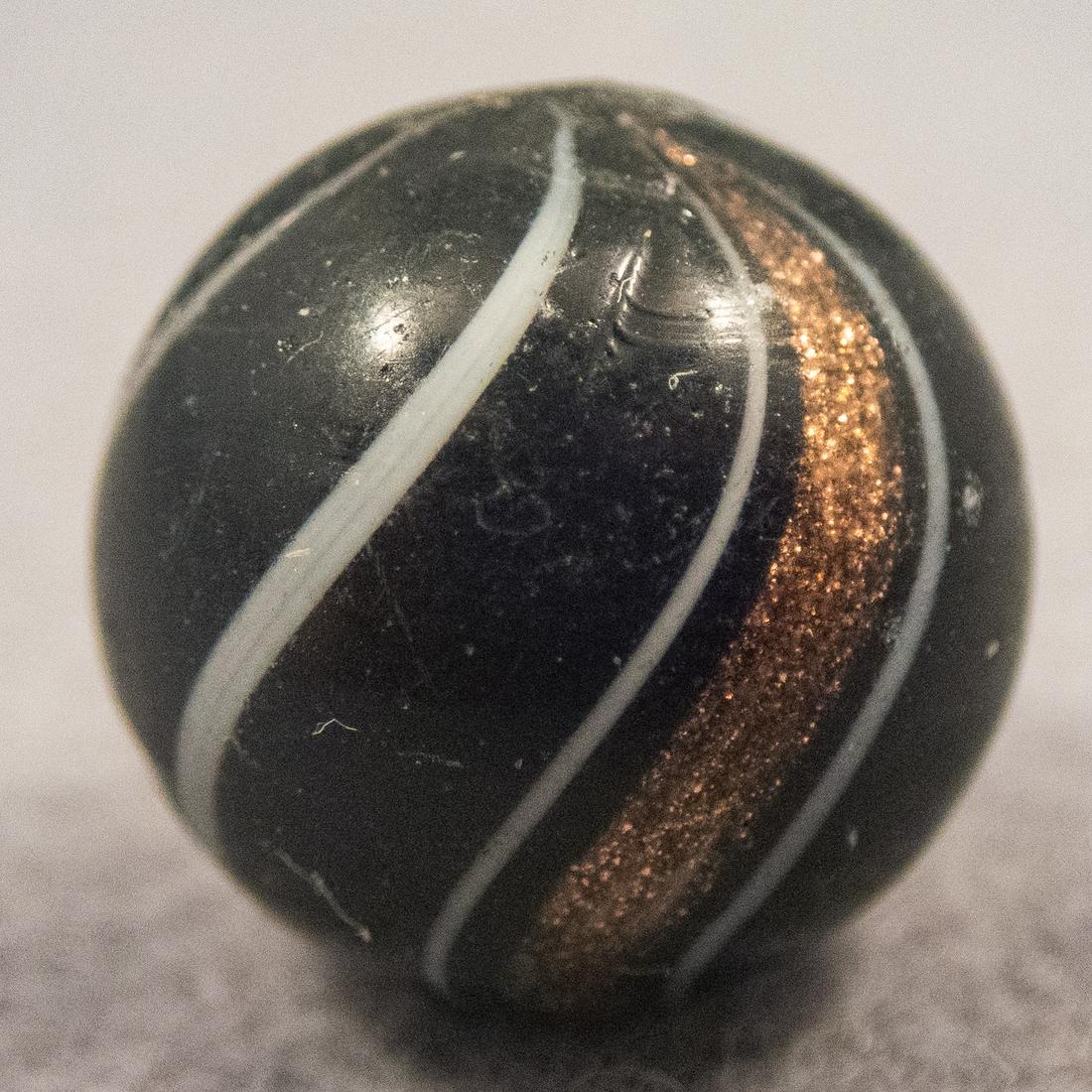Marbles: LUTZ, Opaque Banded. 11/16". Mint(-) (9.0). (1 of 6)