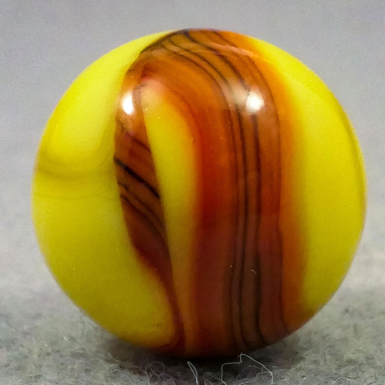 Marbles: CHRISTENSEN AGATE COMPANY, Swirl. 21/32". Mint (9.9). (1 of 6)