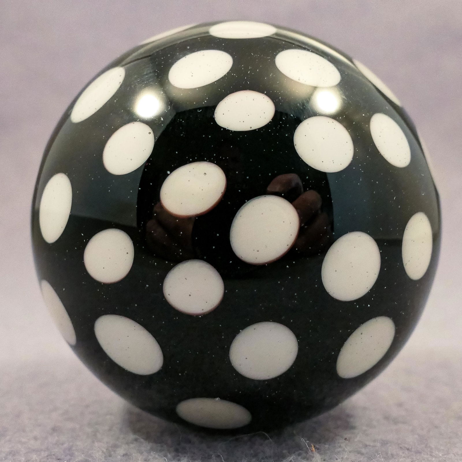 Marbles: CONTEMPORARY HANDMADE, Chuck Pound. 1-13/16". Mint (9.9). (1 of 6)