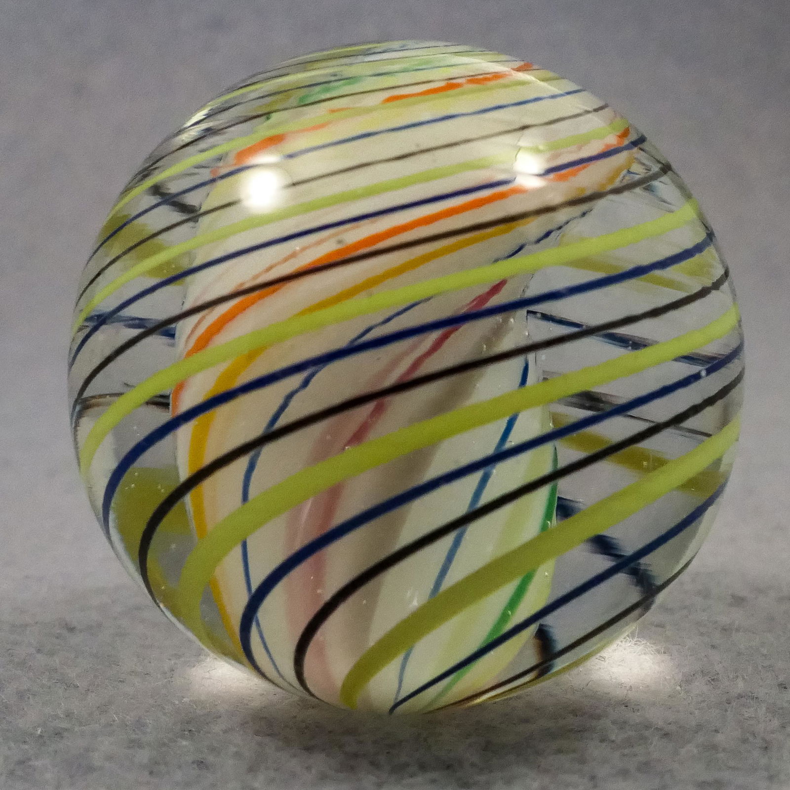 Marbles: CONTEMPORARY HANDMADE, Steve Maslach. 1-1/4". Mint (9.9). (1 of 6)