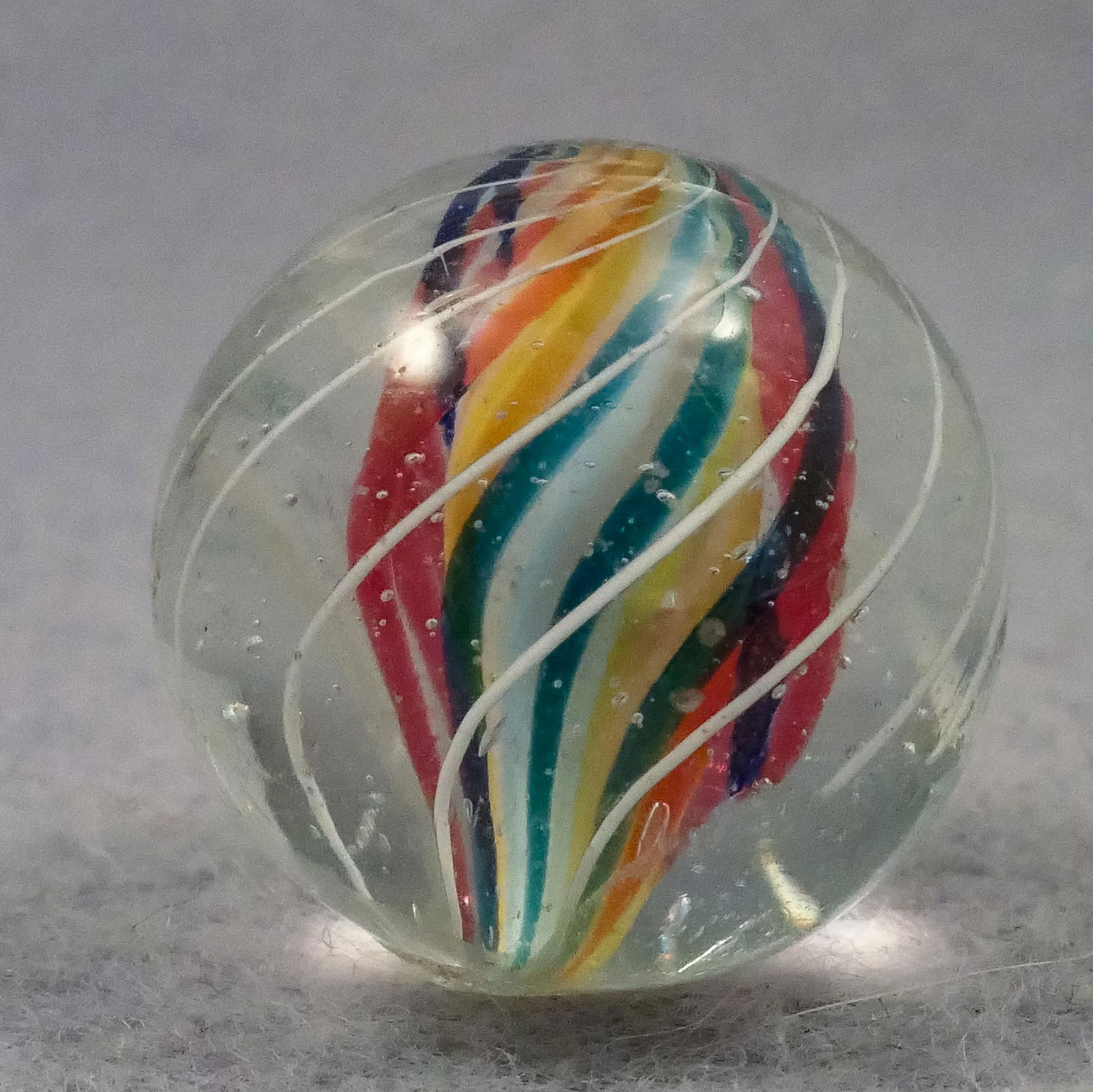 Marbles: SWIRL, Solid Core. 3/4". Mint (9.9). (1 of 6)