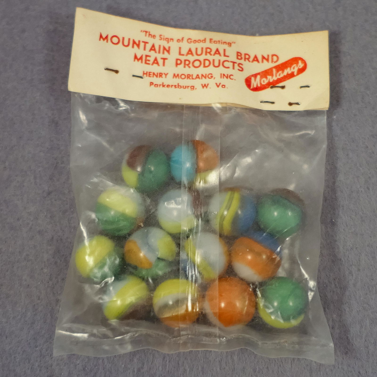 Marbles: VITRO AGATE COMPANY, Original Package. Advertising. (1 of 2)