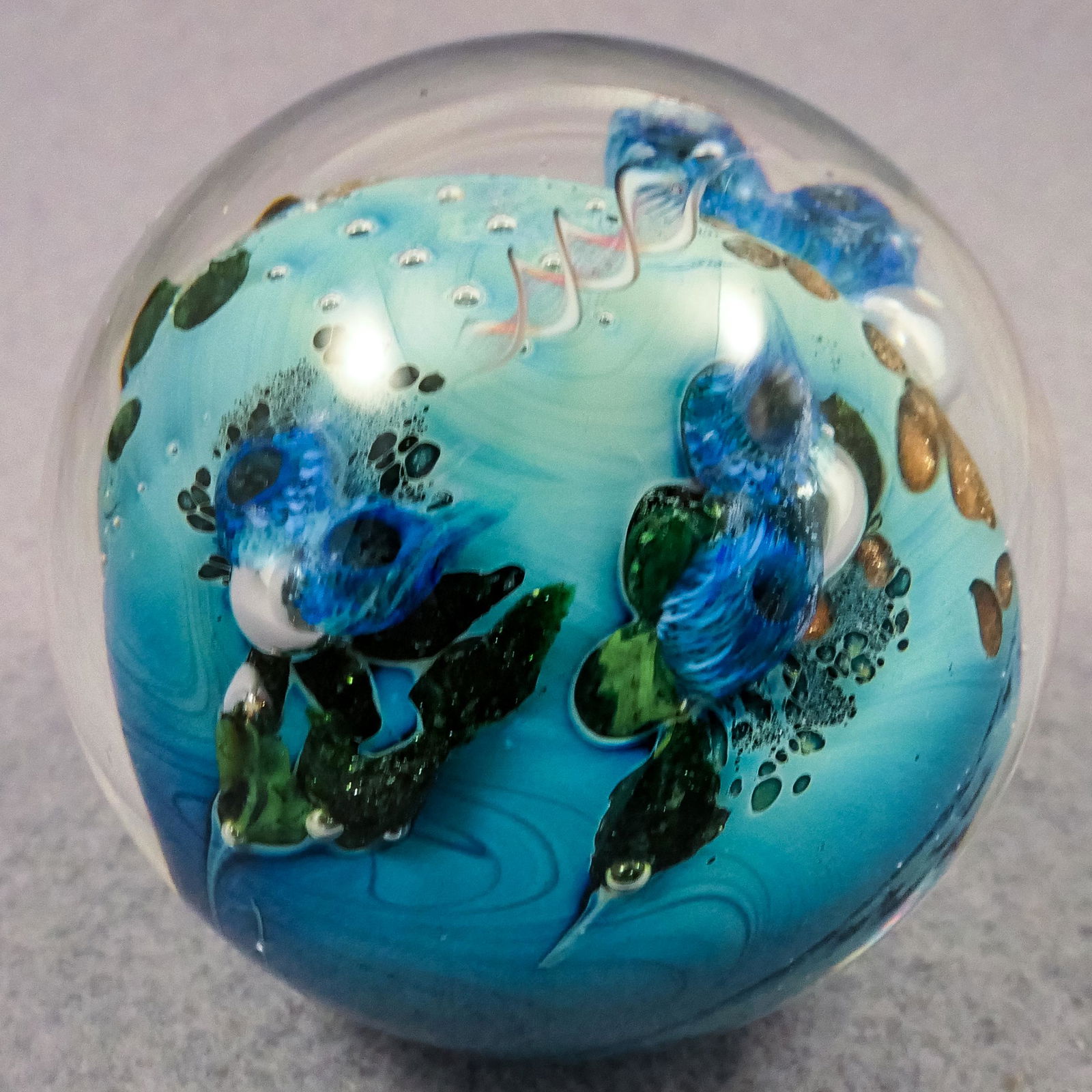 Marbles: CONTEMPORARY HANDMADE, Josh Simpson. 1-13/16". Mint (9.9). (1 of 7)