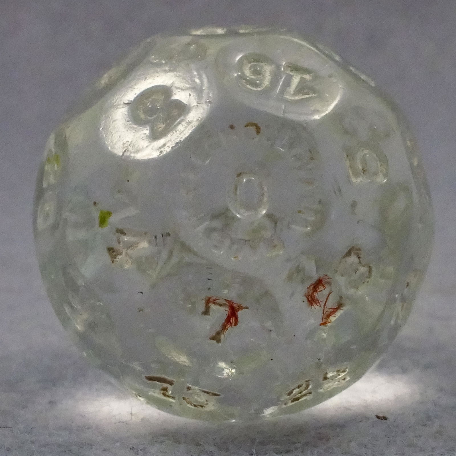 Marbles: MISCELLANEOUS, Fortune Telling Marble. 1-1/16". Mint (9.9). (1 of 4)