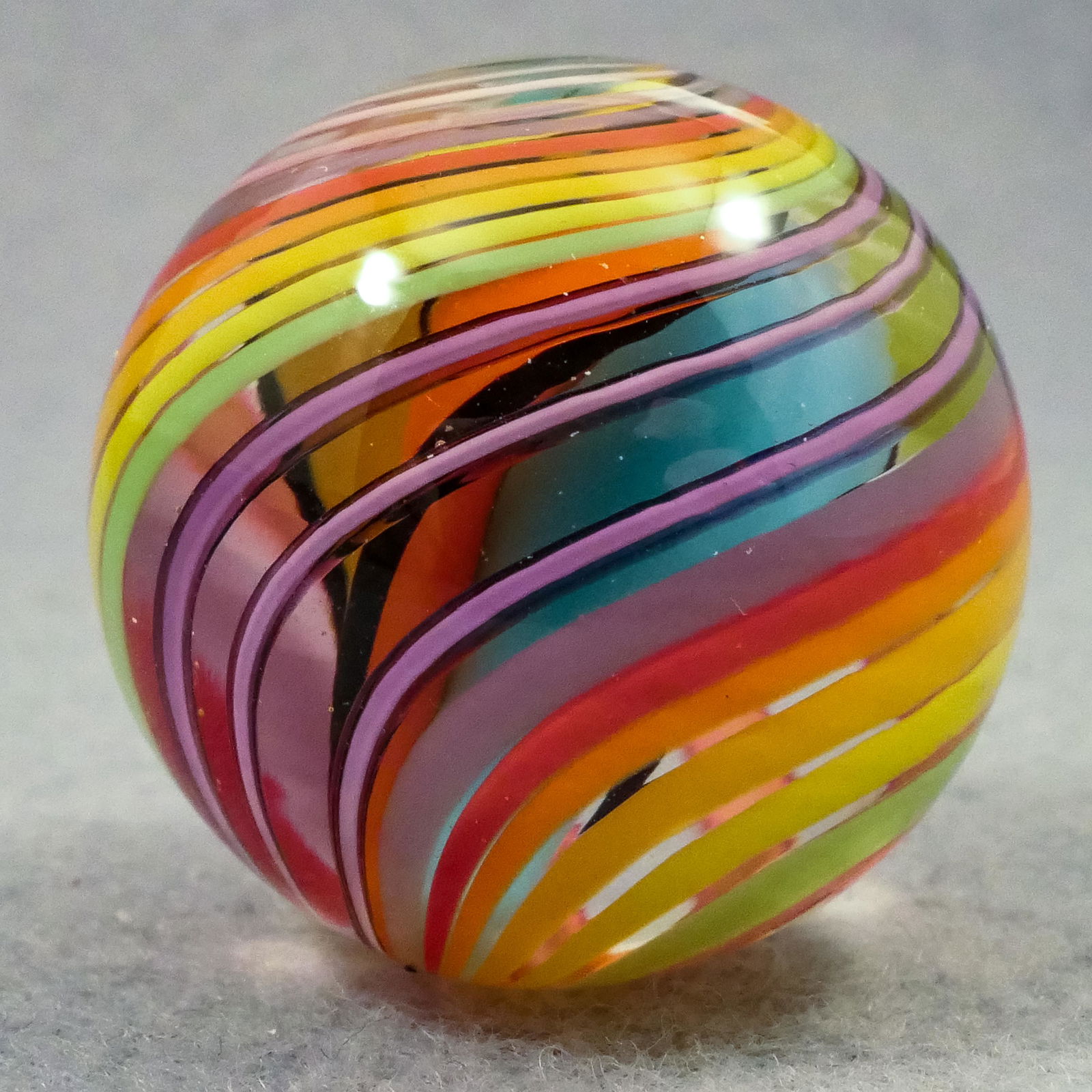Marbles: CONTEMPORARY HANDMADE, Jody Fine. 1-1/8". Mint (9.9). (1 of 6)