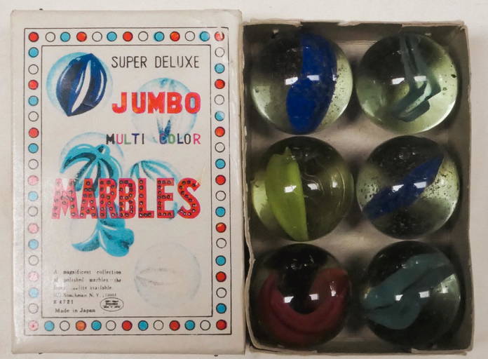 Marbles Other Machine Made, Original Package. Shackman Jumbo.
