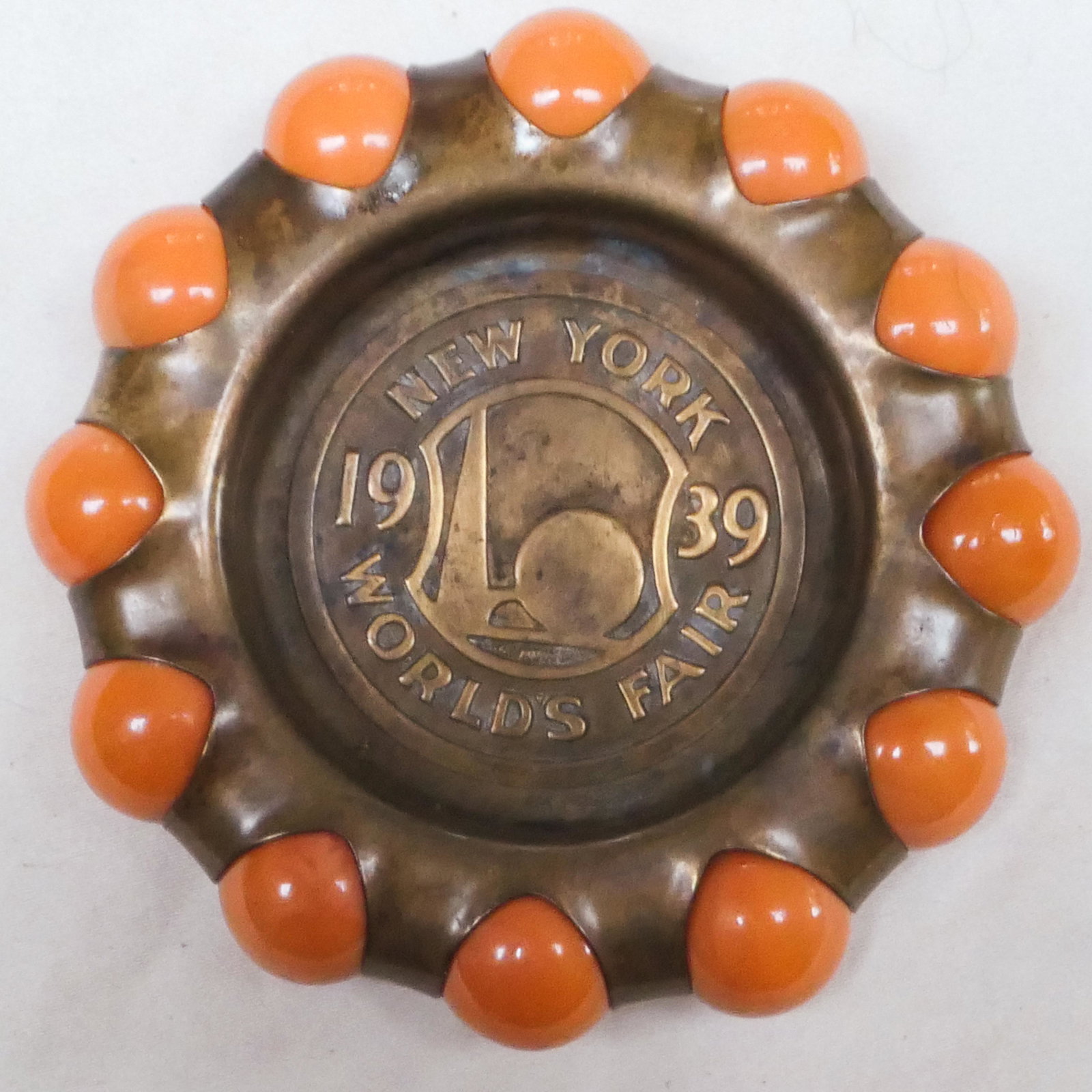 Marbles: VITRO AGATE COMPANY, Fisher Jewel Tray. NY World Fair. (1 of 4)