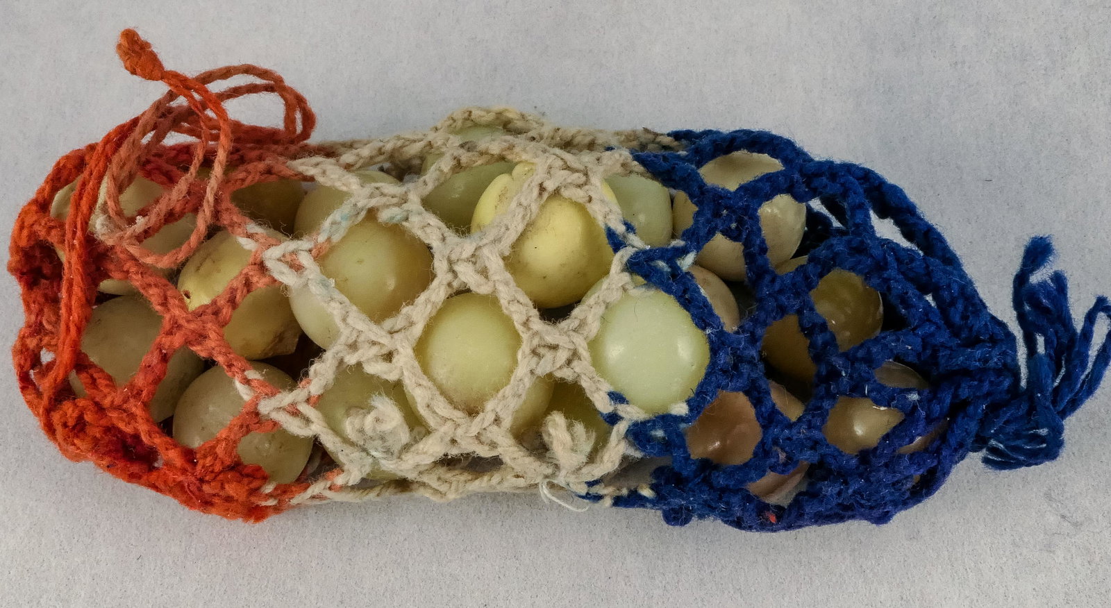 Marbles: OTHER HANDMADE, Original Package. German Opaques in Bag. (1 of 7)