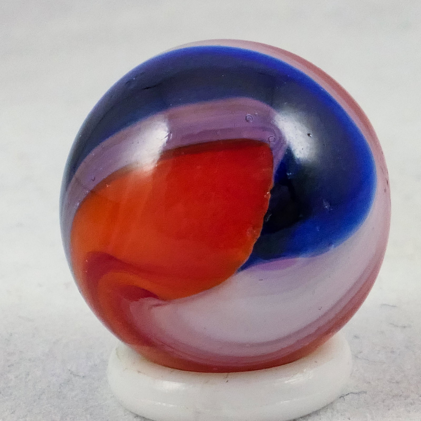 Marbles: AKRO AGATE COMPANY, Popeye Corkscrew. 5/8". Mint(-) (9.1). (1 of 6)