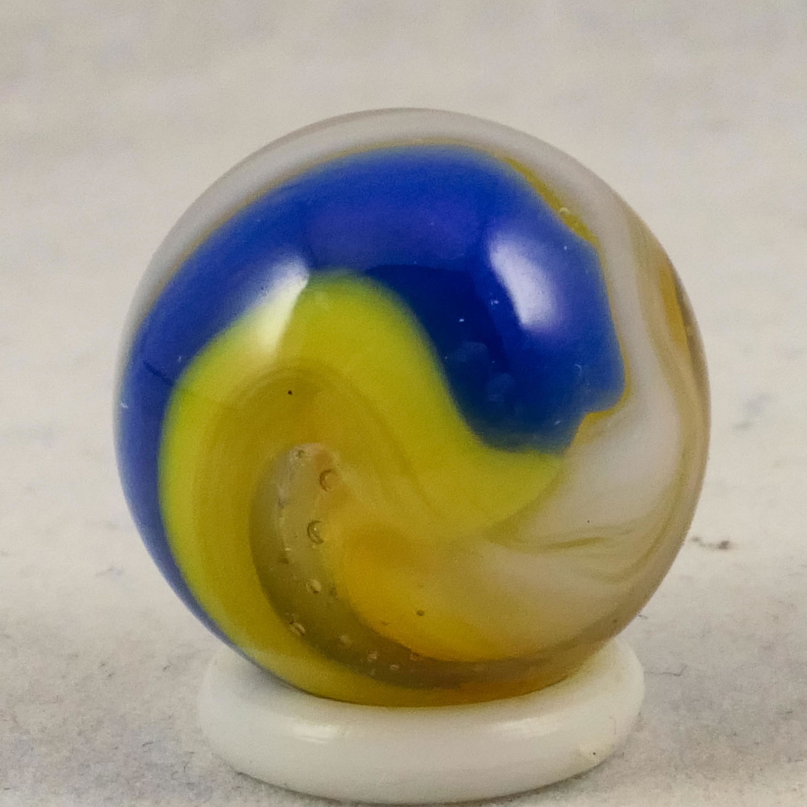 Marbles: AKRO AGATE COMPANY, Popeye Corkscrew. 5/8". Mint (9.8). (1 of 7)