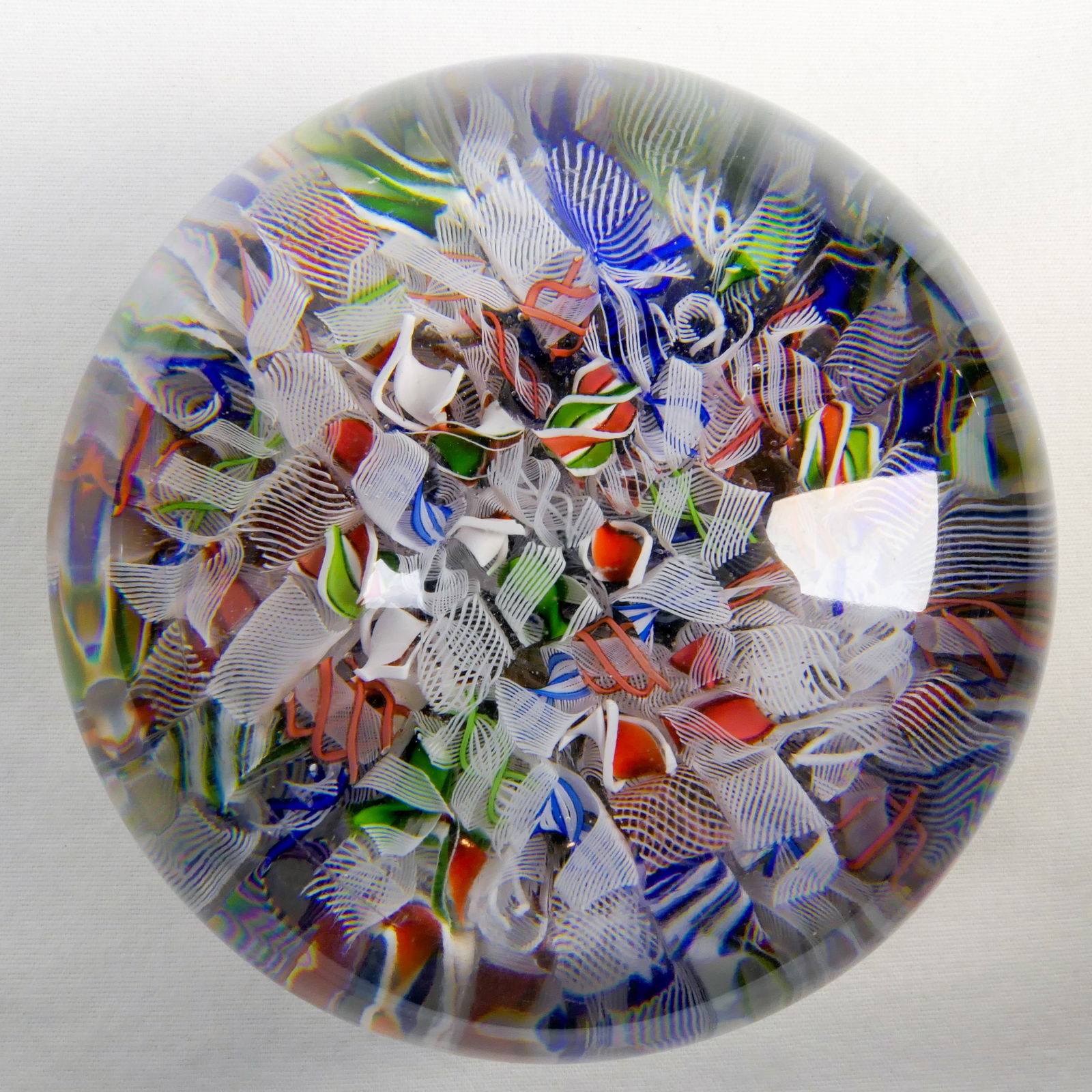 PAPERWEIGHT: BACCARAT. Antique. Macedoine/Scramble. (1 of 12)