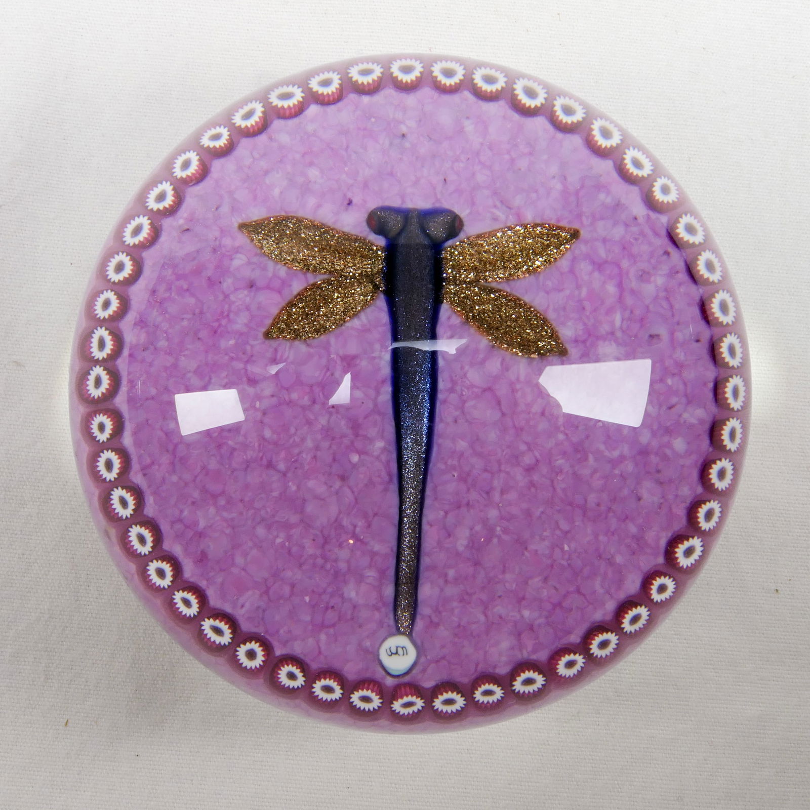 PAPERWEIGHT: WILLIAM MANSON SR. 2003. Collectors Club. Paul Ysart Tribute. (1 of 12)