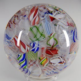 PAPERWEIGHT, Baccarat. Antique Macedoine.