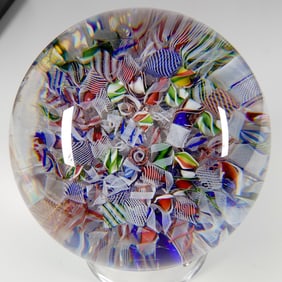 PAPERWEIGHT, Baccarat. Antique Macedoine.