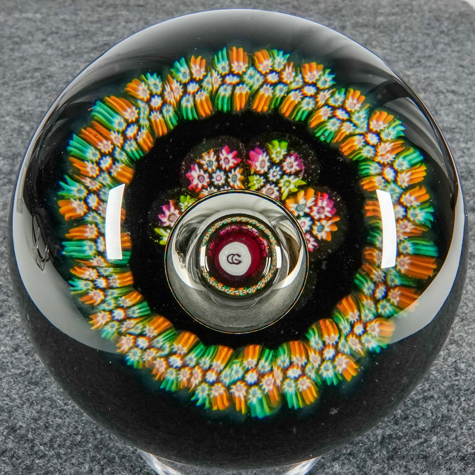 PAPERWEIGHT, Caithness Glass. Millefiori Reflections. (1 of 6)