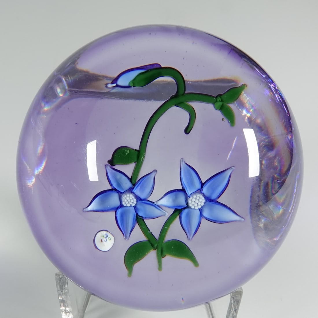 PAPERWEIGHT, John Deacons. Floral. (1 of 7)