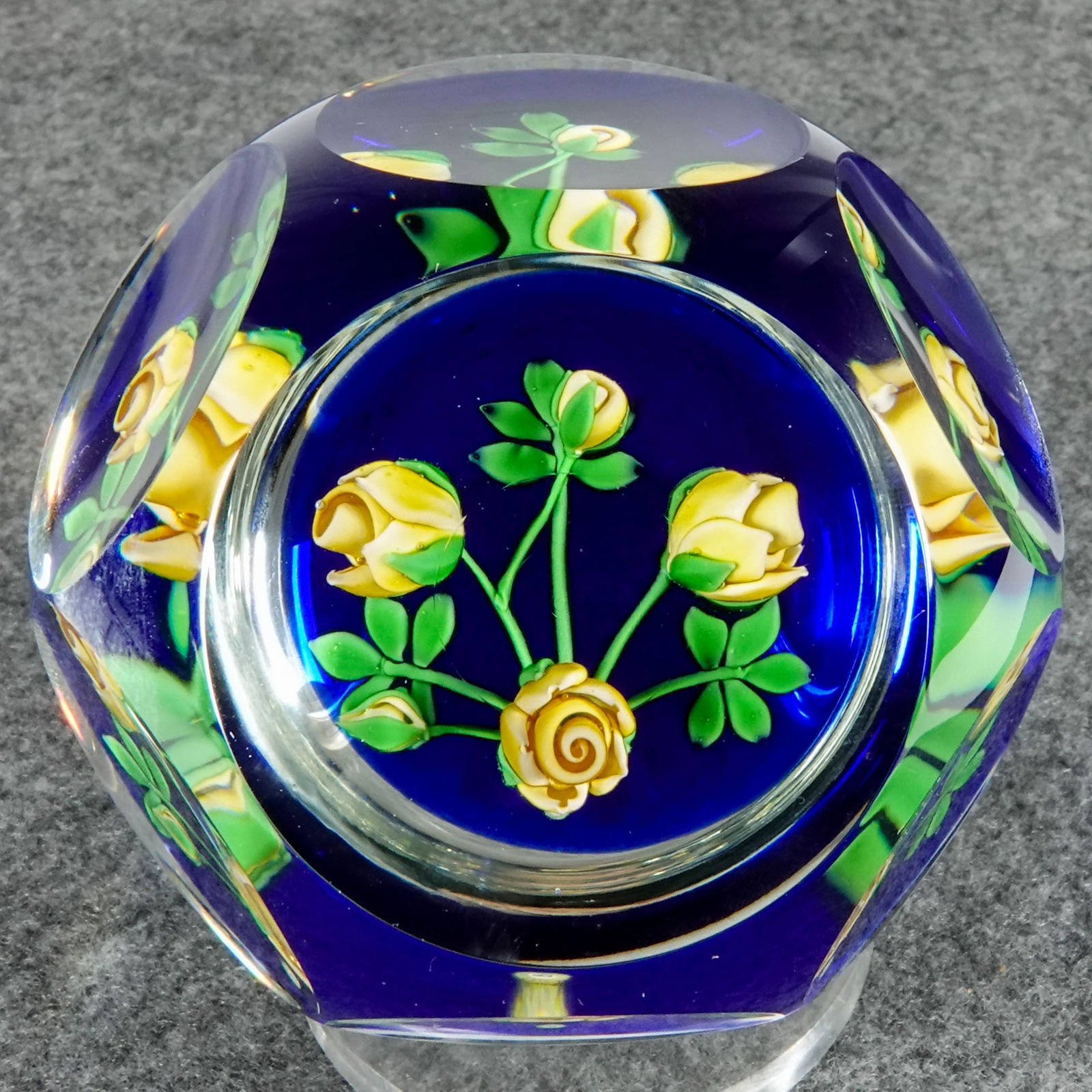 PAPERWEIGHT, Perthshire Paperweights. Roses. (1 of 6)