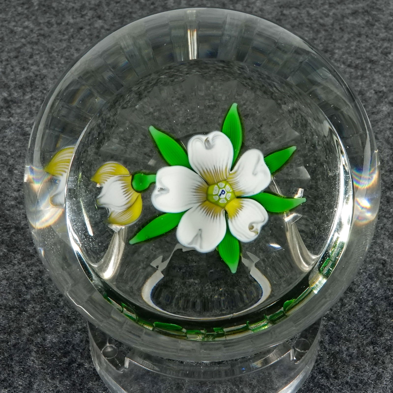 PAPERWEIGHT, Perthshire Paperweights. Dogwood. (1 of 6)