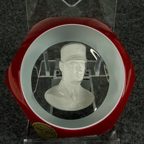 PAPERWEIGHT, St. Louis. Charles DeGaulle.