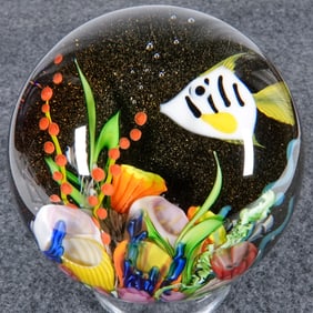 PAPERWEIGHT, Mayauel Ward. Angel Fish.