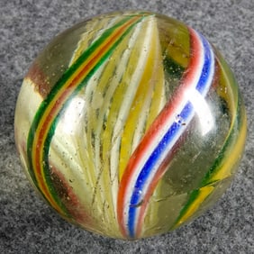 SWIRL, Latticinio Core. 1-15/16". Near Mint(+) (8.7).