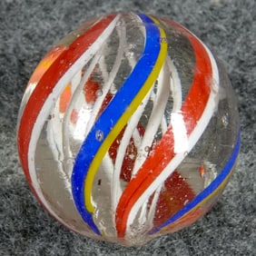 SWIRL, Latticinio Core. 27/32". Mint(-) (9.0).