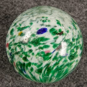 END OF DAY, Cloud. Single Pontil. 1-13/16". Near Mint (8.6).