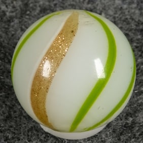 LUTZ, Banded. Opaque Base. 11/16". Mint(-) (9.1).