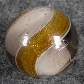 LUTZ, Ribbon. Amethyst Base. 25/32". Mint (9.7).