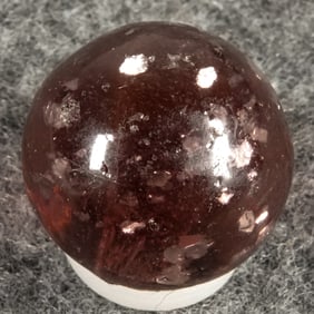 OTHER HANDMADE, Mica. Purple. 5/8". Mint(-) (9.1).