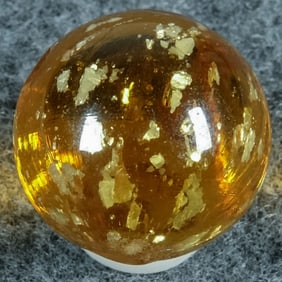 OTHER HANDMADE, Mica. Yellow. 3/4". Mint(-) (9.0).