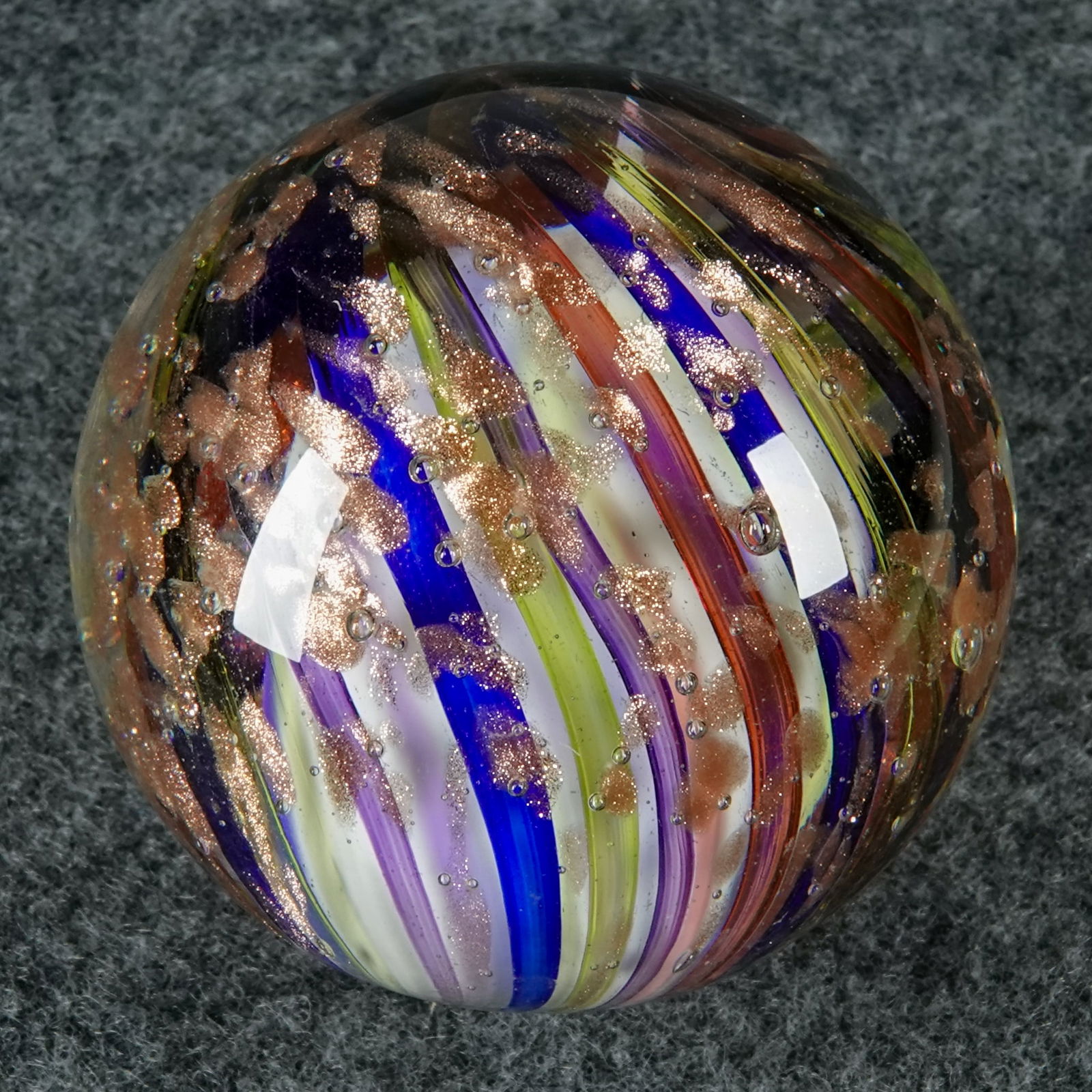 CONTEMPORARY HANDMADE, D. 1-11/16". Mint (9.9). (1 of 8)