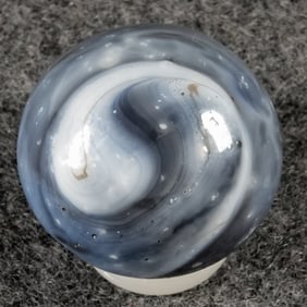 TRANSITIONAL, Melted Pontil. 23/32". Mint (9.9).