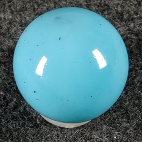 M.F. CHRISTENSEN AND SON COMPANY, Opaque. Persion Turquoise. 23/32". Mint (9.7).