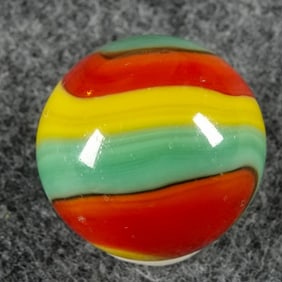 AKRO AGATE COMPANY, Corkscrew. Lifesaver. 21/32". Near Mint(+) (8.9).