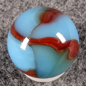 PELTIER GLASS COMPANY, National Line Rainbo. Spiderman. 5/8". Mint (9.9).