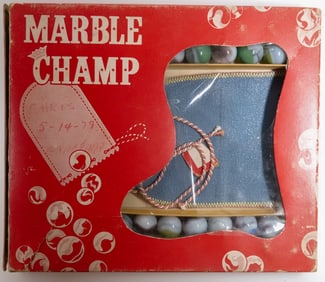 VITRO AGATE COMPANY, Original Package. Pressman Marble Champ box.