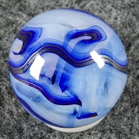 CHAMPION AGATE COMPANY, Swirl. Metallic. 5/8". Mint (9.9).