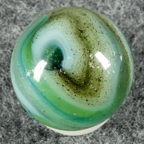 ALLEY AGATE COMPANY, Swirl. Aventurine. 5/8". Mint (9.9).
