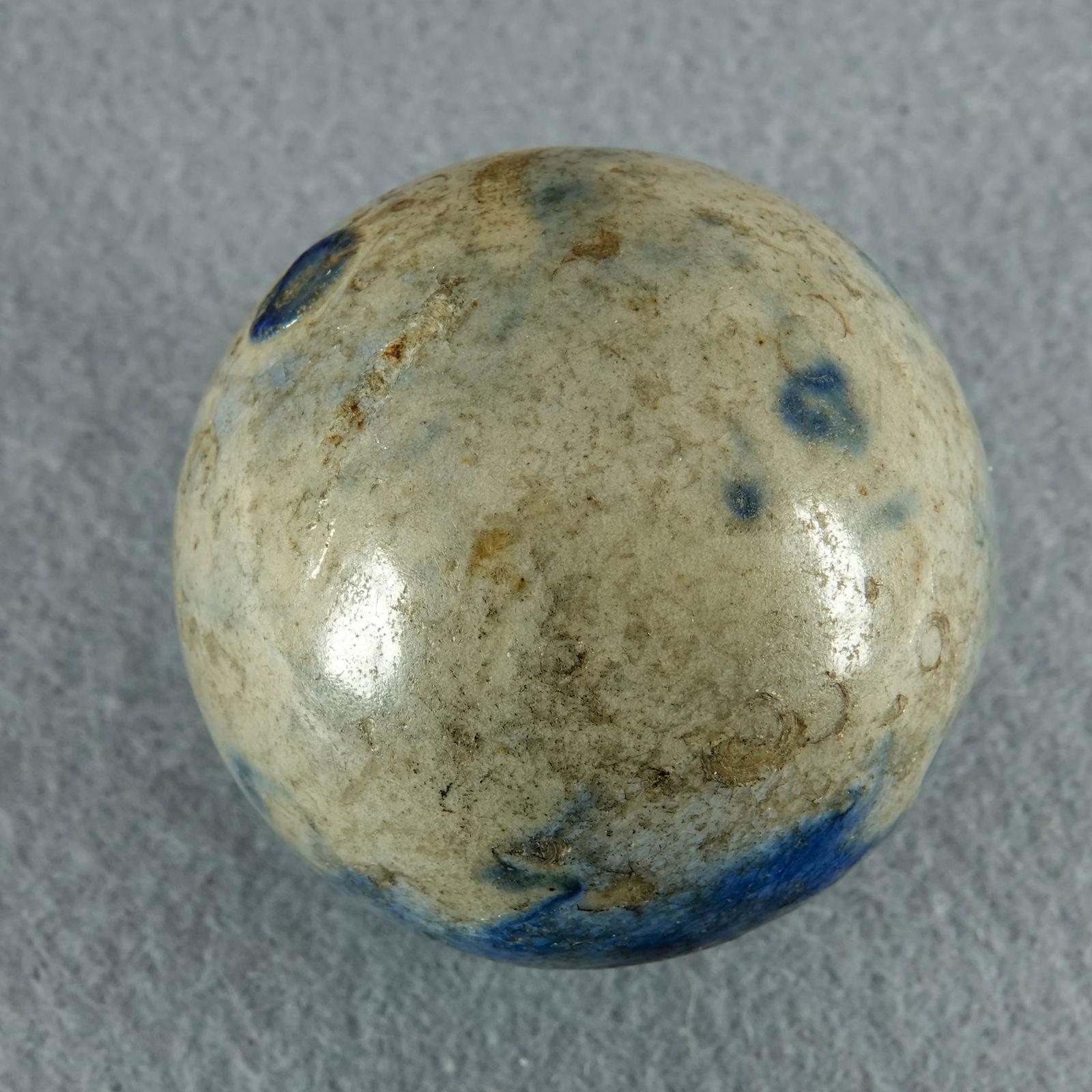 NON-GLASS HANDMADE, Stoneware. 1-15/16". Mint (9.8). Ohio. (1 of 7)